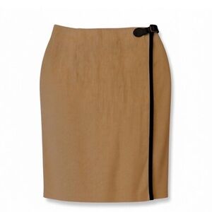 Lauren Ralph Lauren Linen Wrap Skirt